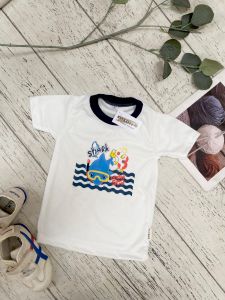 BAJU KAOS ANAK PUTIH LAKI PEREMPUAN USIA 1-5 TAHUN