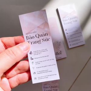 50 Phiếu hướng dẫn bảo quản trang sức