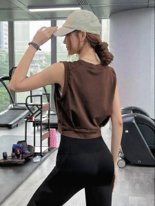 Breathable Sleeveless Short Casual Top