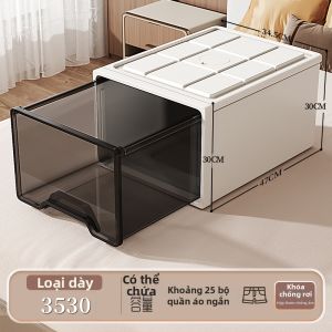 Joybos | Hộp Lưu Trữ Quần Áo Đựng Ngăn Kéo Dày Trong Suốt