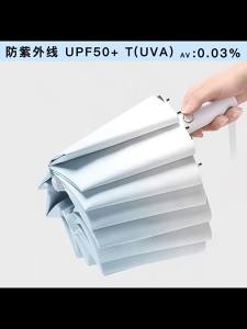 Automatic Open Close Gradient Color Sun and Rain Umbrella