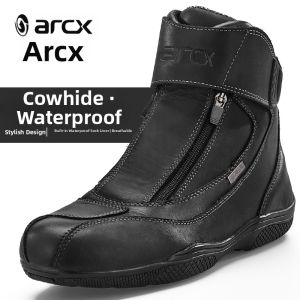 ARCX | Waterproof Windproof Crush Protection Insulated Motorcycle Short Boots Men