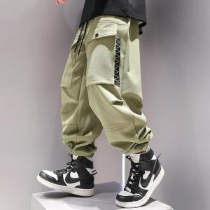 Quần Dài Công Sở Cỡ Lớn 300 Pound Có Túi Quần Dài Thường Ngày Rộng Rãi Thoải Mái Mùa Xuân Thu Phong Cách Mỹ Cổ Điển Quần Thể Thao