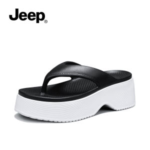 Jeep | Winter Outdoor Womens Slope Heel Thick Sole White Sandals