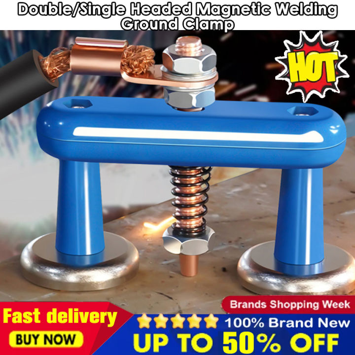 👍High Quality👍Double/Single Headed Welding Ground Clamp Clamp