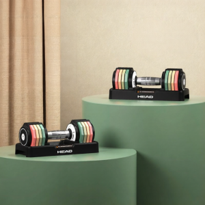 HEAD | Adjustable Weight Dumbbell Set for Home Use