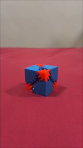 Gear Cube Fidget Interlocking Rotating Kids Toy for stress relief