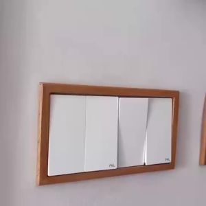 1pc 8.6cm/19.3cm Switch Decorative FrameNarrow Edge Switch DecorEasy To InstallSuitable for Living Rooms Bedrooms