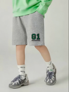 LJMOFA Kids Sports Shorts for Boy 2-10 Yrs Soft Cozy High Quality Cotton Short Pants for Kids Boy