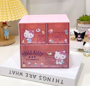 LACI MEJA SANRIO / KOTAK PEYIMPANAN / DRAWER / BOX PENYIMPANAN MELODY / STORAGE CINNAMOROLL POCHACCO