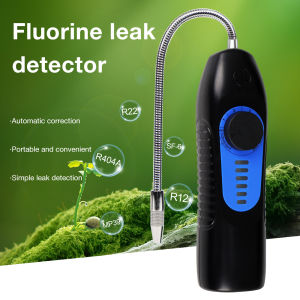 Portable Freon Gas Detector Handheld Halogen Gas Leak Detector for CFCs HCFCs HFCs Refrigerant Gas Leakage Monitor