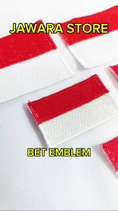 Indonesia Emblem Bordir Bendera Merah Putih