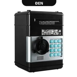 Hộp Tiết Kiệm Tiền Xu Tự Động Bằng Điện Tử Với Mật Khẩu ATM Hộp Đựng Tiền An Toàn Để Đựng Tiền Và Tiền Giấy Quà Tặng Có Bảo Vệ Bằng Mật Khẩu