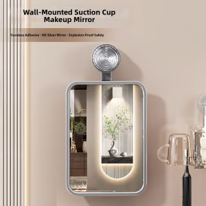 YOULE | Suction Cup Bathroom Mirror No Drilling