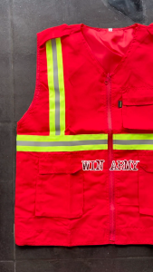 Rompi vest safety first / rompi k3 / rompi lapangan / rompi proyek