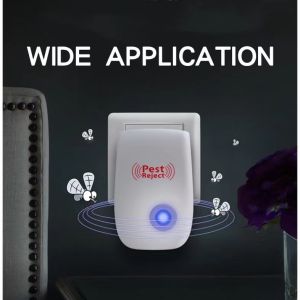 BnB Mall ALL-MOS/PEST 2.0 Ultrasonic Anti Mosquito Repeller Smart Pest Control Repellant Pest Reject UK Plug 3 Pin Plug