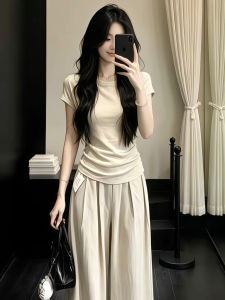 LIRUSHAN | Summer Two-Piece Set Female Trousers and T-shirt