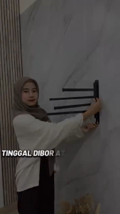 Goland Jemuran Baju Tempel Dinding Rak Jemuran Pakaian Lipat Rak Jemuran Tembok Jemuran Baju
