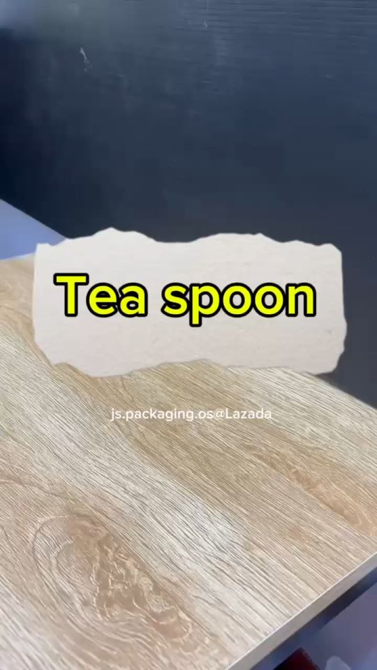 Tea Spoon 5inch / Sudu Teh Plastik (50pcs±) / Plastic Spoon / Sudu Jagung / Tea Spoon Plastic