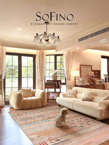 SoFINO | French Vintage Bohemian Persian Moroccan Machine Washable Carpet