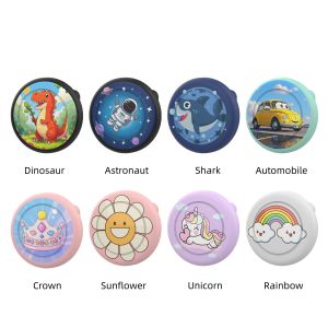 Silicone Tracker Case with Invisible Pin Cartoon Clothing Decorative Tracker Holder Cute Locator Protective Cover for AirTag