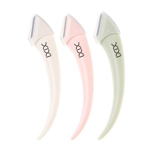 Xixi Moon Shaped Safety Micro Distance Eyebrow Trimmer Men Women Tool for Removing Eyebrow And Lip Hair Beauty Gadget