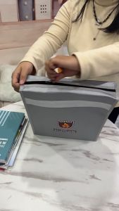 กระเป๋าเป้ กระเป๋าเก็บเอกสาร ทนไฟ กันน้ํา กระเป๋าทํางาน สําหรับเก็บเอกสาร