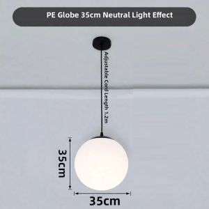 Durable round Ball Pendant Lamp Simple Modern Style for Restaurant Bar Shop Stairway Creative Passage Lighting Fixtures