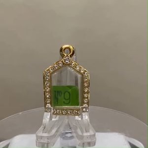 No.T(9) ตลับพระ กรอบพระไมครอนฝังพลอย ขุนแผน ขุนแผนเล็ก ขนาดวงใน 2.1*2.7 ซม. ขนาดที่ใส่สวย 1.8*2.4 ซม. หรือขนาดพระที่ใกล้เคียง