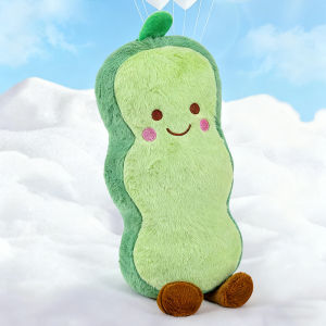 GUAIBUDIAN | Cute Long Pea Pod Plush Toy