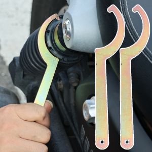 【WOKEN】2PCS Metal Motorcycle Shock Absorber Suspension Tool C Wrench Manual Hook Motorcycle Suspension Shock Absorber Adjustment Suitable for Honda Yamaha Suzuki ATV Bicycle