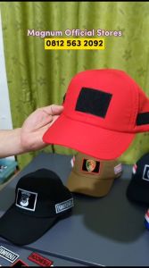 Topi PAMINAL Warna dan Kamuflase Tactical PDL Free Bonus 3 Patch Emblem Prepet Perekat Velkro