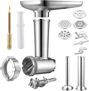 Kenwood Kitchen Accessories Meat Grinder Sausage Maker Tool for Home Use Compatible with Braun SMEG Chef Machines