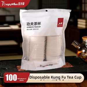TAFUMAN | Disposable Thick Small Travel Bamboo Fiber Teacup