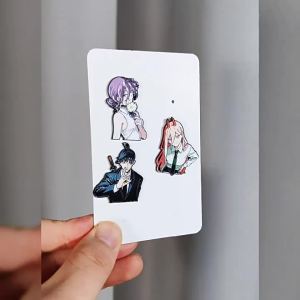 Potdemiel | Cute Manga Chainsaw Man Random Mixed Enamel Pin Set Anime Character Metal Brooch For Denim Jacket Bag Decoration Otaku Fan Gift