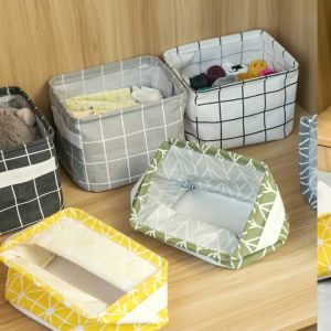 [MHS] Tempat Penyimpanan Keranjang Lipat Serbaguna Multifungsi Tempat Obat Tempat Keranjang Kaos Kaki