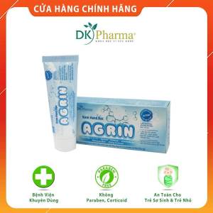 Kem em bé Nano Bạc Agrin - Dưỡng ẩm làm dịu vết rôm sảy hăm tã chàm sữa vết muỗi côn trùng cắn - Tuýp 25g