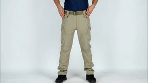 กางเกง Tactical Cargo IX9 กางเกงยุทธวิธีทหารผ้ายืดหยุ่นใส่สบายเนื้อผ้าคอตตอน กางเกงคาร์โก้กันน้ำ ดูดซับเหงื่อไซส์ S-3XL