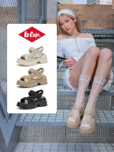 Lee Cooper | Dép Nữ Mở Sau Retro Dày Đế Mềm Mại