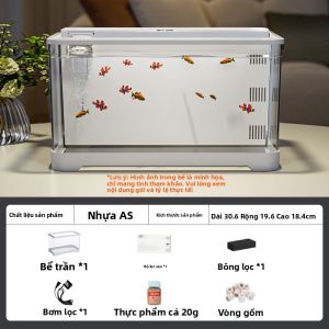 KUOTING | Bể Cá Siêu Trong Suốt Có Lọc Và Cung Cấp Oxy