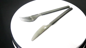 Disposable thickened plastic spoon fork and sfork (spoon and fork combination)independently package cod
