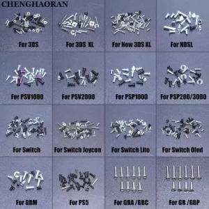Replacement Screws Set For New 3DS XL LL Game Console For Xbox One Series S X Elite 1 2 For PSP PSV 1000 2000 For Switch Joycon