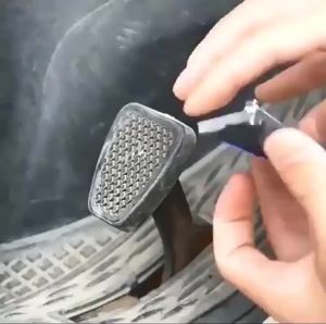 อลูมิเนียมอลูมิเนียมป้องกันแรงเสียดทานเกียร์ธรรมดา/อัตโนมัติ ฝาครอบคันเร่ง เบรก คลัตช์ระหว่างประเทศ อุปกรณ์เสริมภายในของรถ