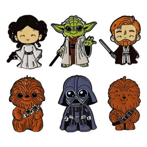 Bandai | Cartoon Sci-Fi Character Enamel Pins Set Cute Collectible Metal Lapel Brooches for Backpacks 4/6/7/8pcs Fans Gift