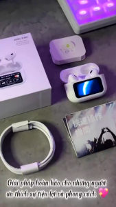 Tai Nghe Bluetooth A9 Pro Anc Enc Tai Nghe Không Dây Tai Nghe Chống Ồn Màn Hình Cảm Ứng Âm Thanh Nổi Bass Mạnh