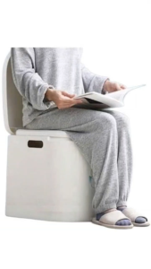 Bô vệ sinh di động nhựa VIỆT NHẬT - Xô chứa rời để trong phòng cho mẹ bầu người già bệnh - 5459