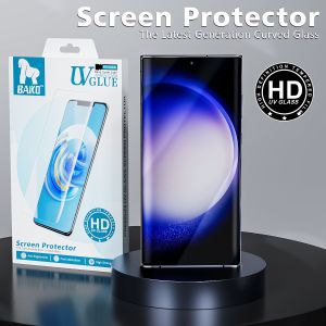 [FULLBOX] Kính cường lực SAMSUNG BAIKO 2IN1 - Màn hình cong 3D dành cho Samsung Galaxy S21/S22/S23/S23Ultra