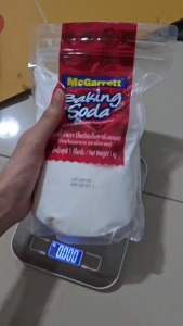 เบกกิ้งโซดา 1 กิโลกรัม Baking Soda Mcgarette 1kg สำหรับทำเบเกอรี่ หรือผสมกับอย่างอื่น ออกใบกำกับภาษีแจ้งในแชท