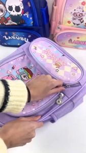 Popmart Cute backpack with high appearance large capacity lightweight childrens kindergarten backpack labubu backpack