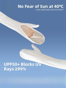 miiow | Ice Silk Sun Protection Sleeve Covers Breathable Summer Driving Outdoor Essential Cat Person Ice Sensation Gloves For Couples